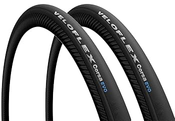 VELOFLEX Corsa evo TLR 700x28C タイヤ2個セット Corsa Evo TLR Gum Sidewall Tubeless Ready